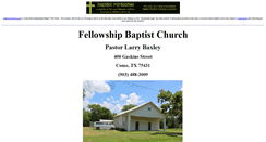 Desktop Screenshot of como.fellowship-baptist.us