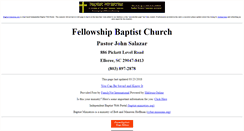 Desktop Screenshot of elloree.fellowship-baptist.us